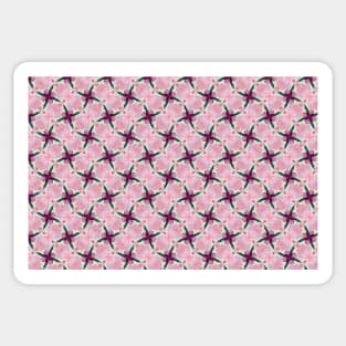 Pink Swirls Pattern Mix and Match Sticker